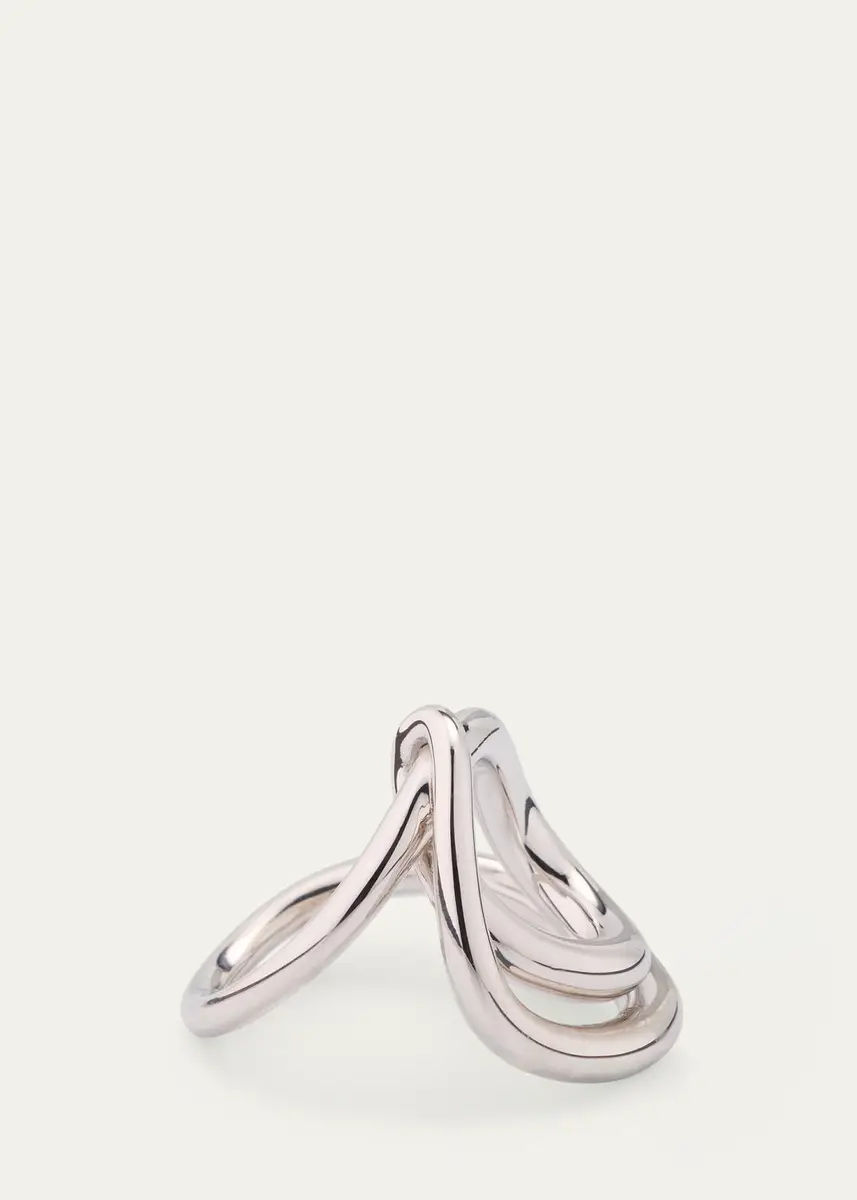 CHARLOTTE CHESNAIS Bague Lasso Ring in Sterling Silver | Thumbnail 4 CHARLOTTE CHESNAIS Bague Lasso Ring in Sterling Silver | Thumbnail 4