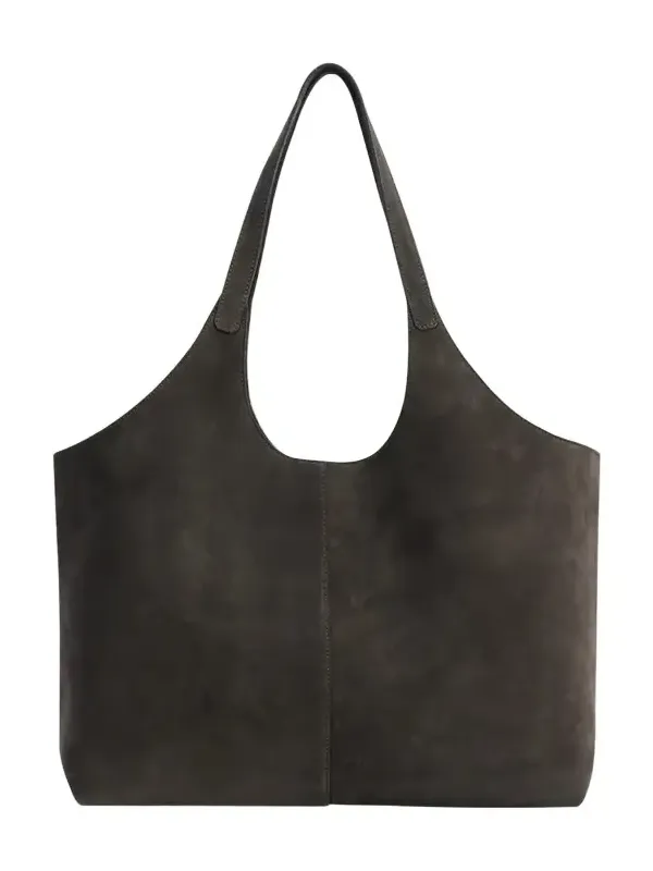 Cabas XL Suede Shoulder Bag