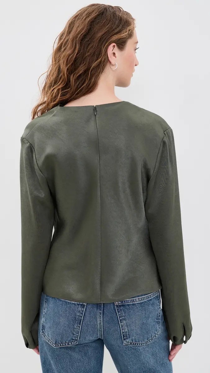 Vince Draped Cowl Neck Blouse | Thumbnail 3 Vince Draped Cowl Neck Blouse | Thumbnail 3