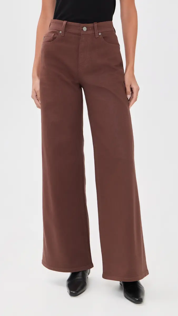 Ag Saige Wide Leg Coated Jeans | Thumbnail 2 Ag Saige Wide Leg Coated Jeans | Thumbnail 2