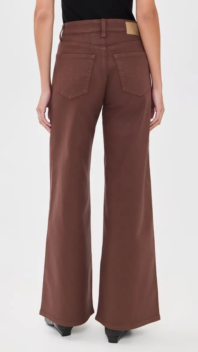 Ag Saige Wide Leg Coated Jeans | Thumbnail 3 Ag Saige Wide Leg Coated Jeans | Thumbnail 3