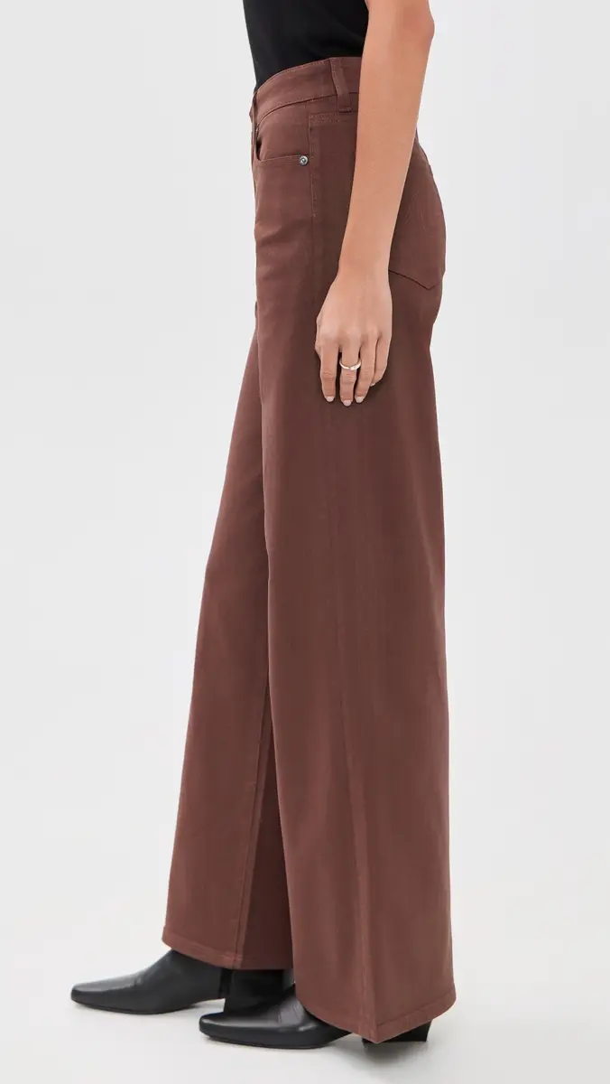 Ag Saige Wide Leg Coated Jeans | Thumbnail 4 Ag Saige Wide Leg Coated Jeans | Thumbnail 4