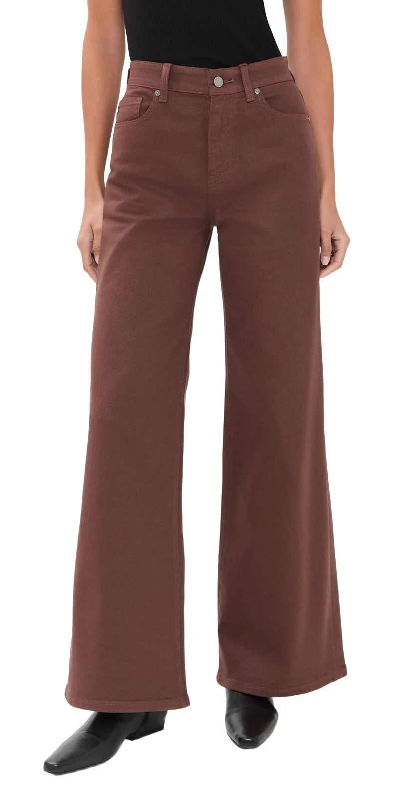 Saige Wide Leg Coated Jeans Saige Wide Leg Coated Jeans