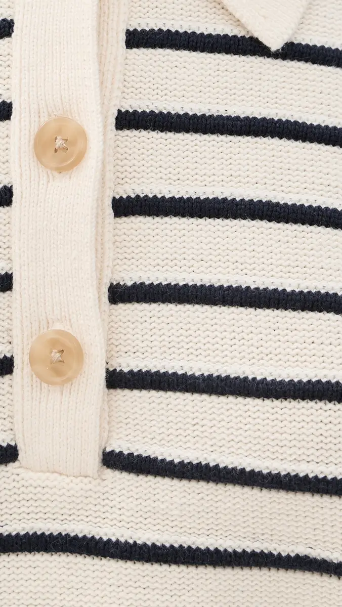 Marine Layer Mid Gauge Rugby Polo Pullover | Thumbnail 6 Marine Layer Mid Gauge Rugby Polo Pullover | Thumbnail 6