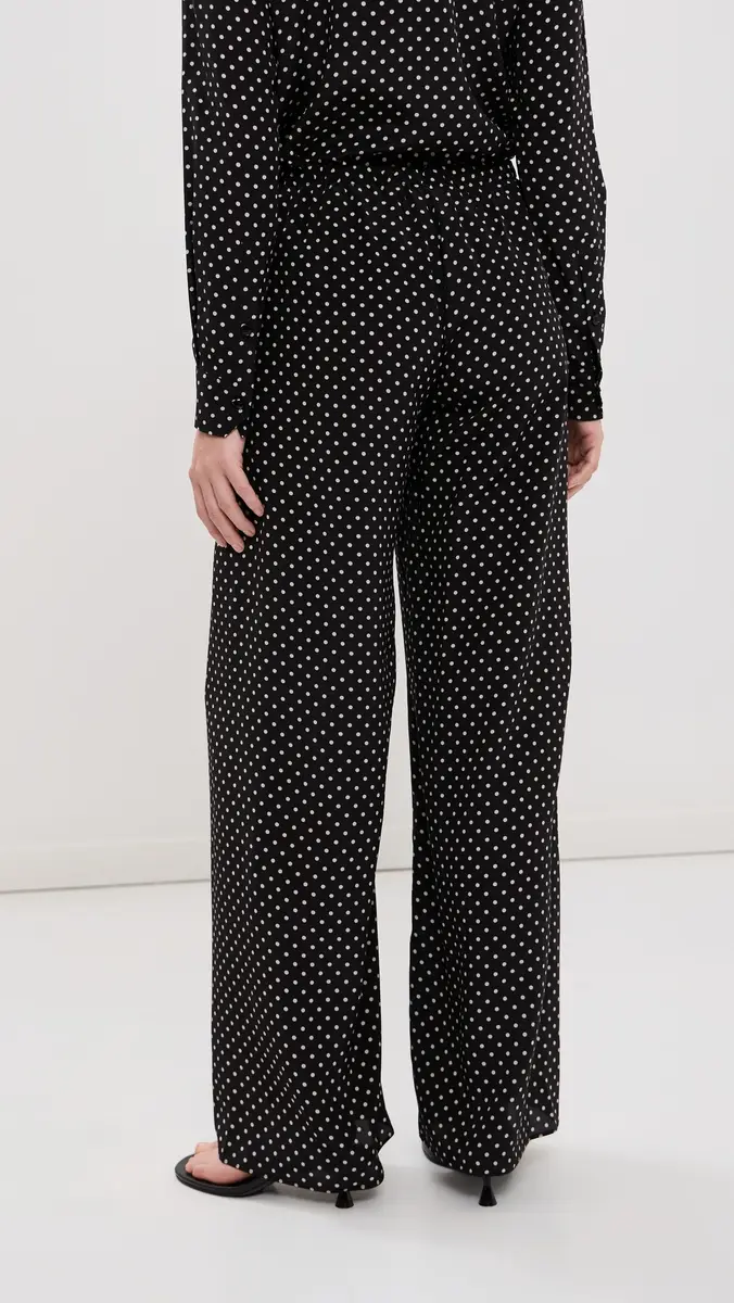 Sprwmn Silk Wide Leg Easy Pants | Thumbnail 3 Sprwmn Silk Wide Leg Easy Pants | Thumbnail 3