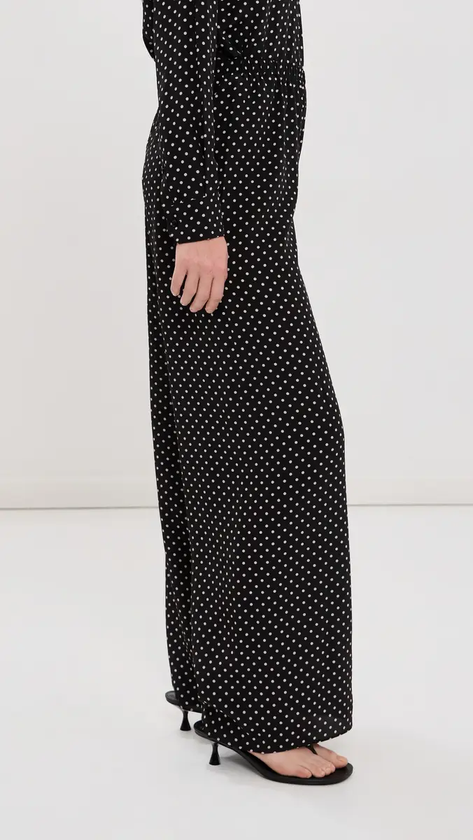 Sprwmn Silk Wide Leg Easy Pants | Thumbnail 4 Sprwmn Silk Wide Leg Easy Pants | Thumbnail 4