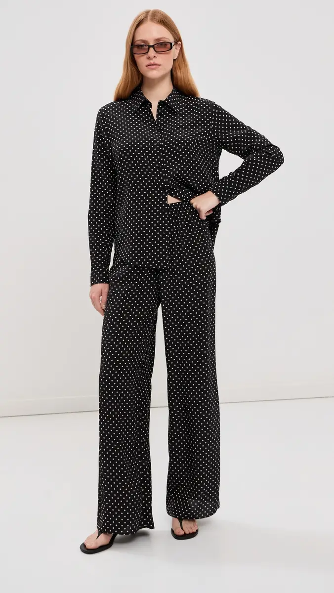 Sprwmn Silk Wide Leg Easy Pants | Thumbnail 5 Sprwmn Silk Wide Leg Easy Pants | Thumbnail 5