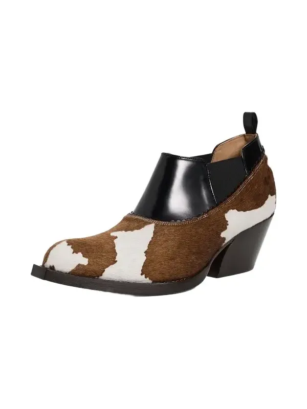 Cow Print Boots