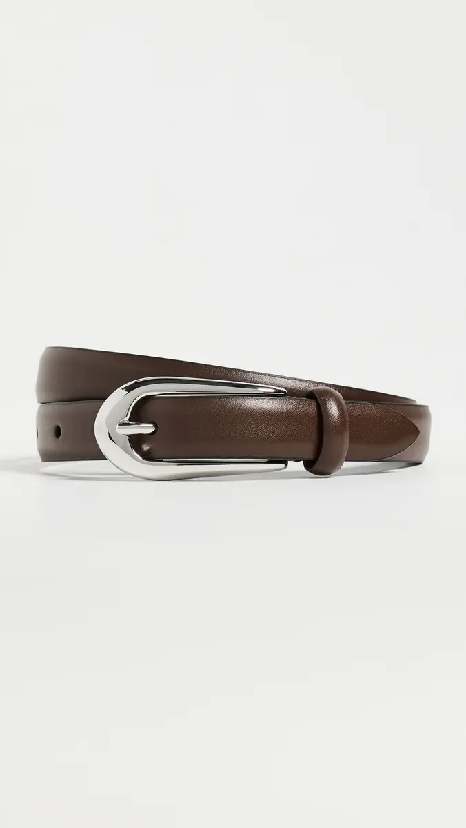 Anderson's Skinny French Calf Leather Belt | Thumbnail 2