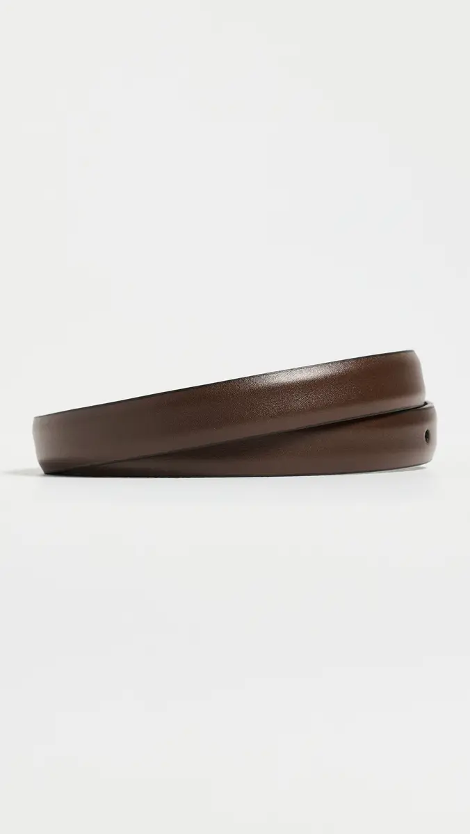 Anderson's Skinny French Calf Leather Belt | Thumbnail 4
