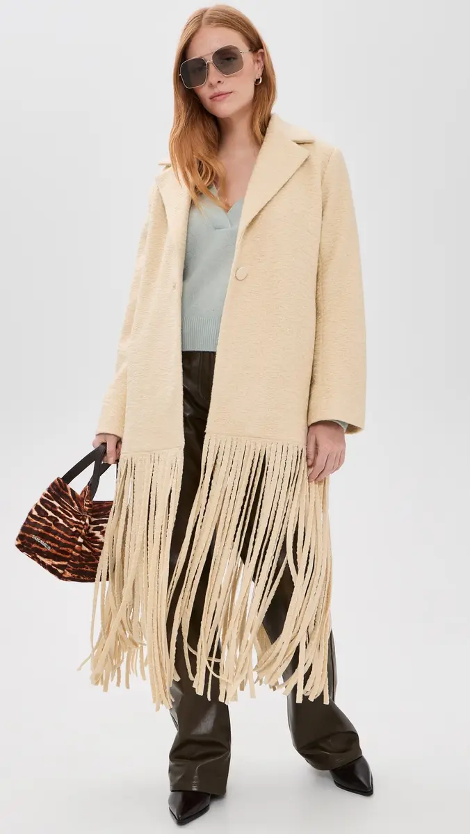 SIMONMILLER Vero Fringe Coat | Thumbnail 2