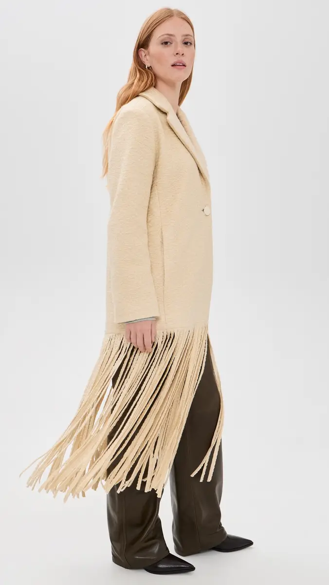 SIMONMILLER Vero Fringe Coat | Thumbnail 4