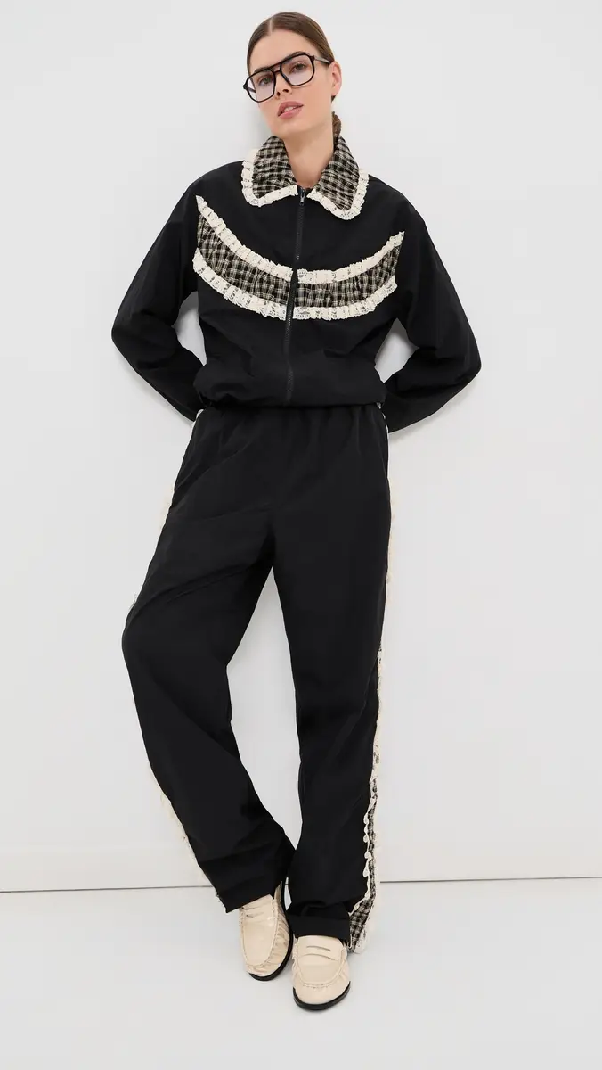Tanner Fletcher Wilbur Ruched Stripe Windbreaker Pants | Thumbnail 2 Tanner Fletcher Wilbur Ruched Stripe Windbreaker Pants | Thumbnail 2