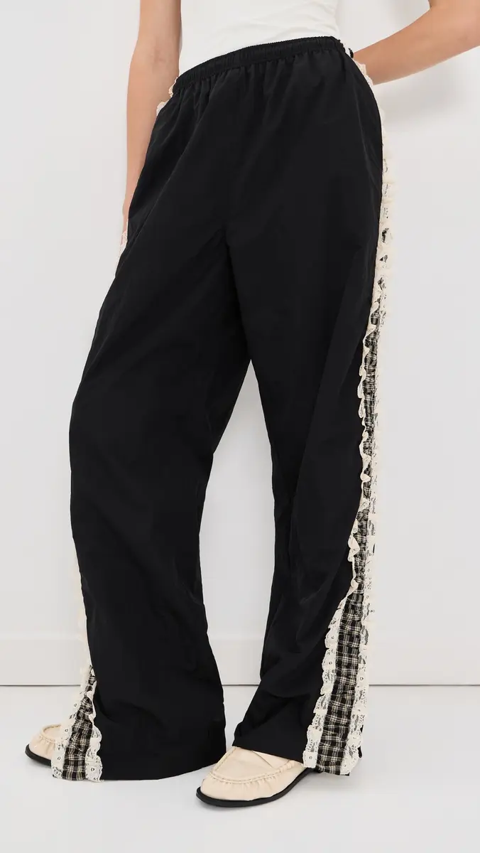 Tanner Fletcher Wilbur Ruched Stripe Windbreaker Pants | Thumbnail 3 Tanner Fletcher Wilbur Ruched Stripe Windbreaker Pants | Thumbnail 3