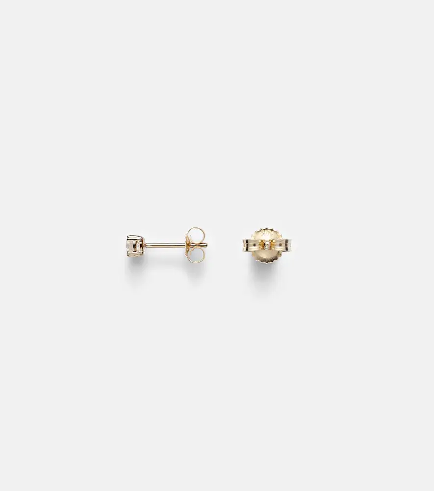 STONE AND STRAND 14kt gold earrings with diamonds | Thumbnail 2 STONE AND STRAND 14kt gold earrings with diamonds | Thumbnail 2