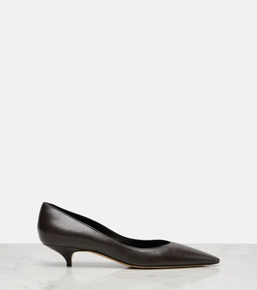 The Row Liisa Two leather pumps | Thumbnail 2 The Row Liisa Two leather pumps | Thumbnail 2