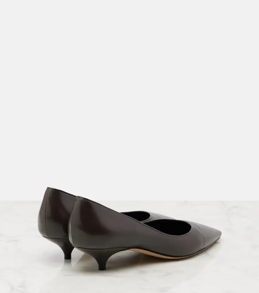 The Row Liisa Two leather pumps | Thumbnail 3 The Row Liisa Two leather pumps | Thumbnail 3