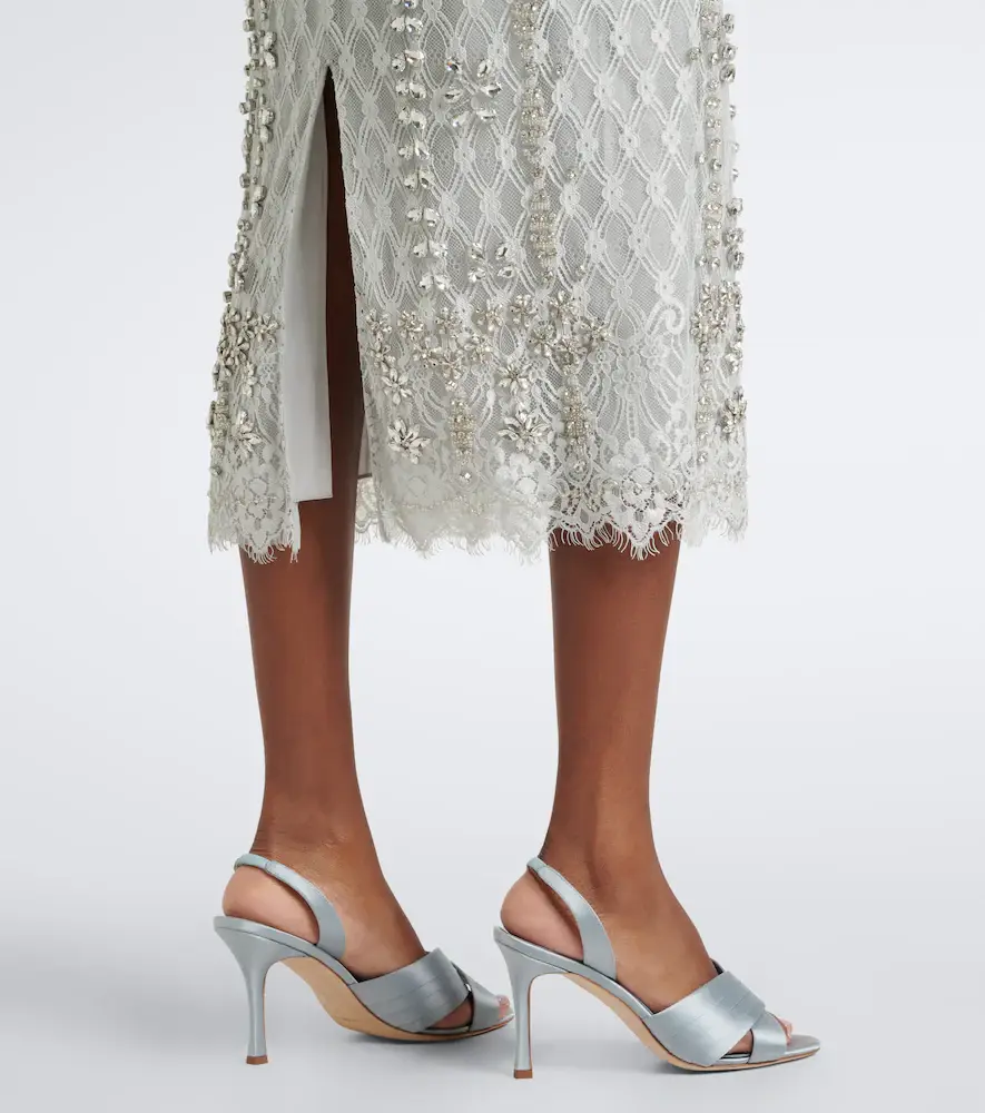 Costarellos Leona beaded lace cocktail dress | Thumbnail 4 Costarellos Leona beaded lace cocktail dress | Thumbnail 4