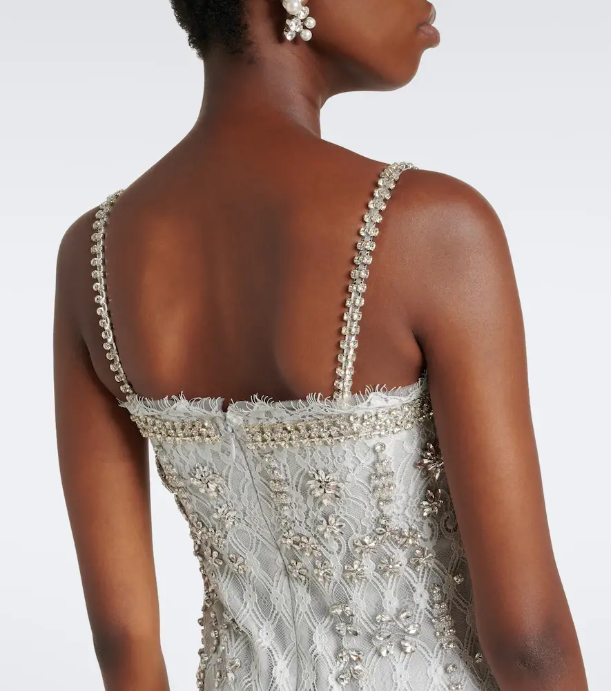 Costarellos Leona beaded lace cocktail dress | Thumbnail 5 Costarellos Leona beaded lace cocktail dress | Thumbnail 5