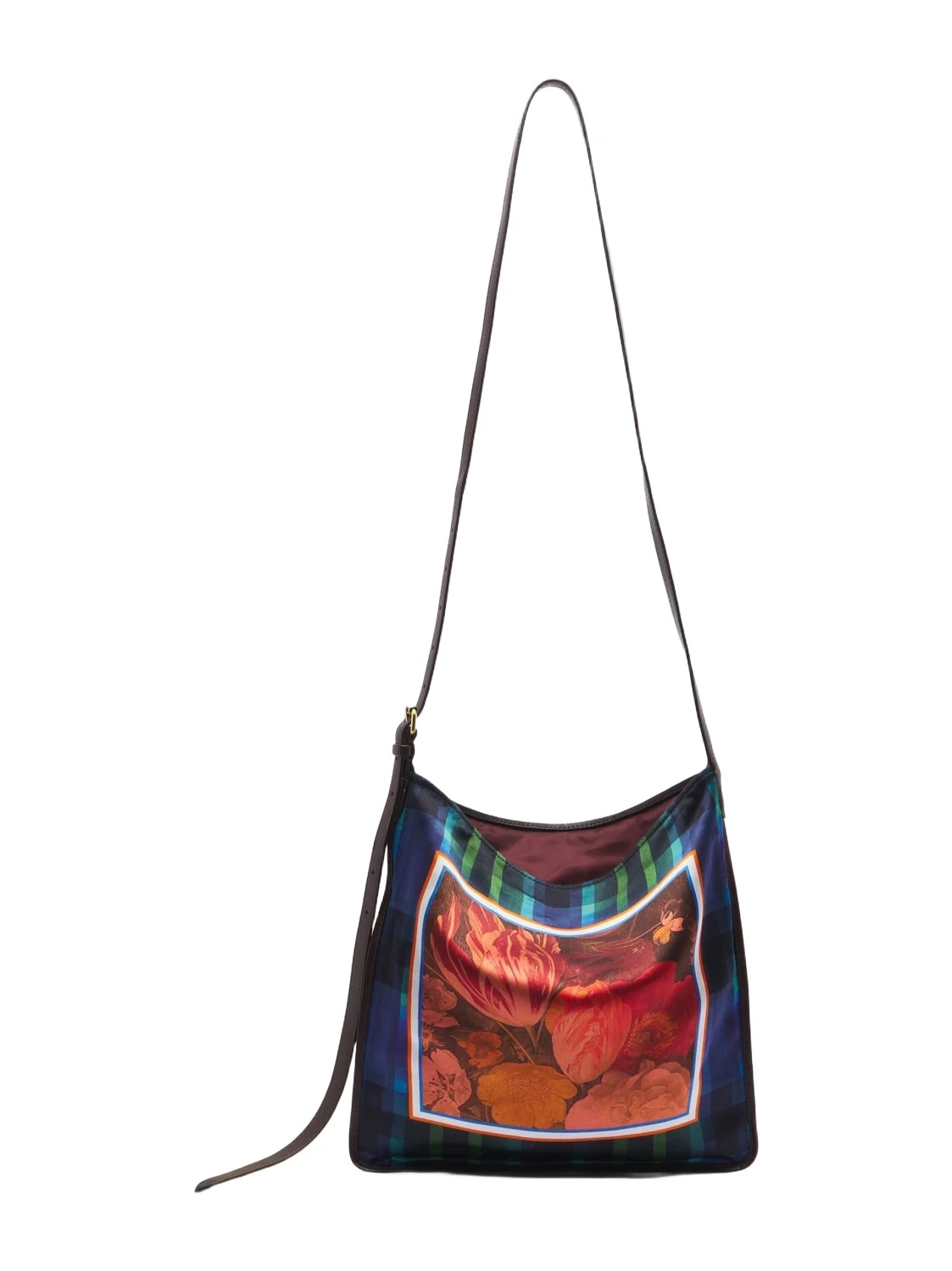 Medium printed shoulder bag