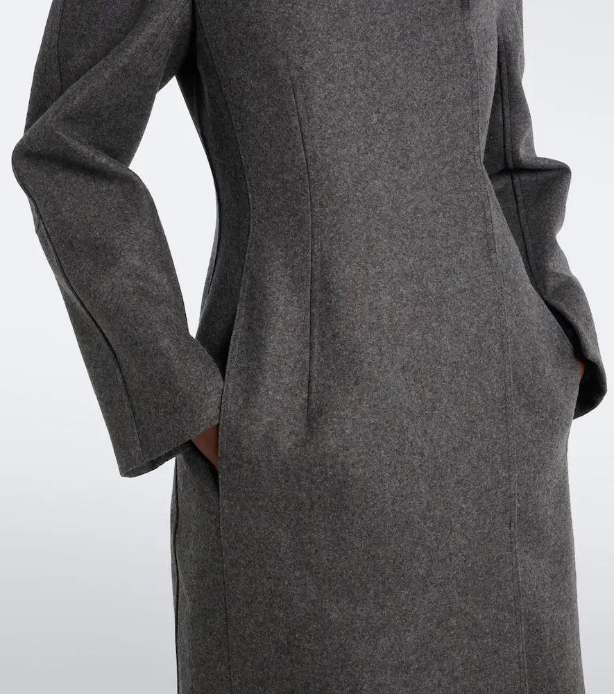 Jil Sander Double-breasted virgin wool coat | Thumbnail 5 Jil Sander Double-breasted virgin wool coat | Thumbnail 5