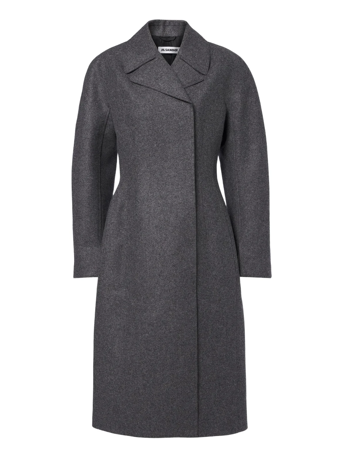 Jil Sander Double-breasted virgin wool coat