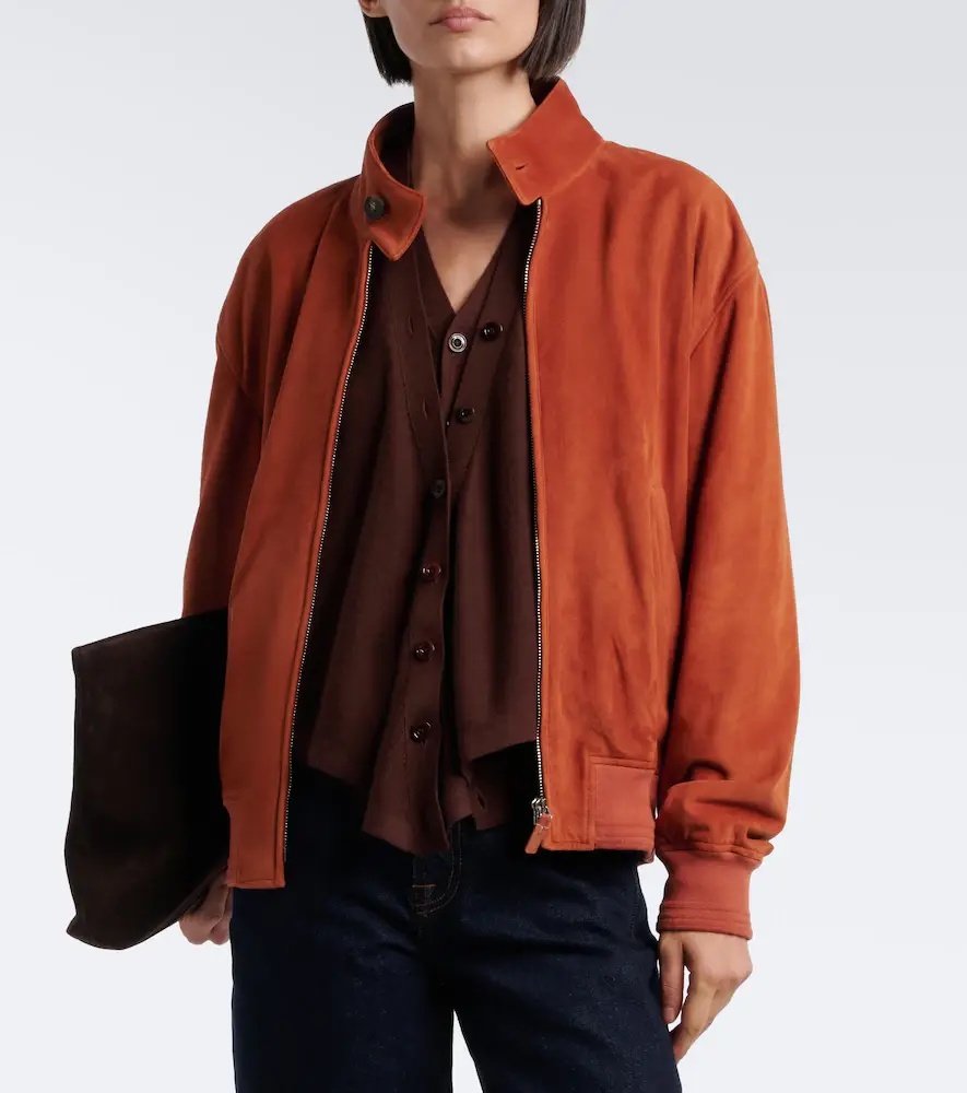 Tod's Suede bomber jacket | Thumbnail 2 Tod's Suede bomber jacket | Thumbnail 2