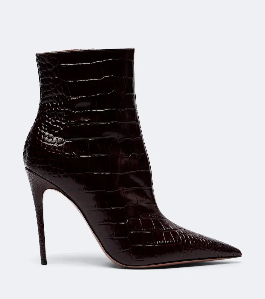 Paris Texas Vera croc-effect leather ankle boots | Thumbnail 2 Paris Texas Vera croc-effect leather ankle boots | Thumbnail 2