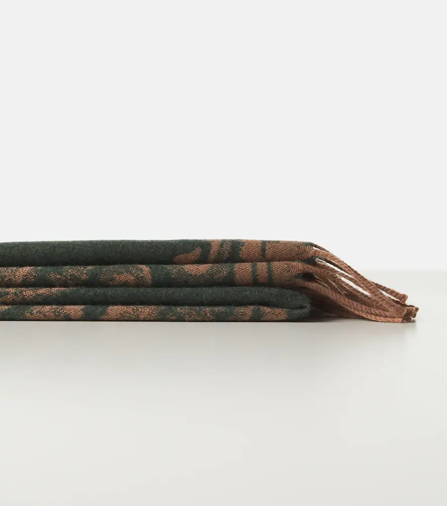 Etro Azuki fringed paisley wool throw | Thumbnail 5