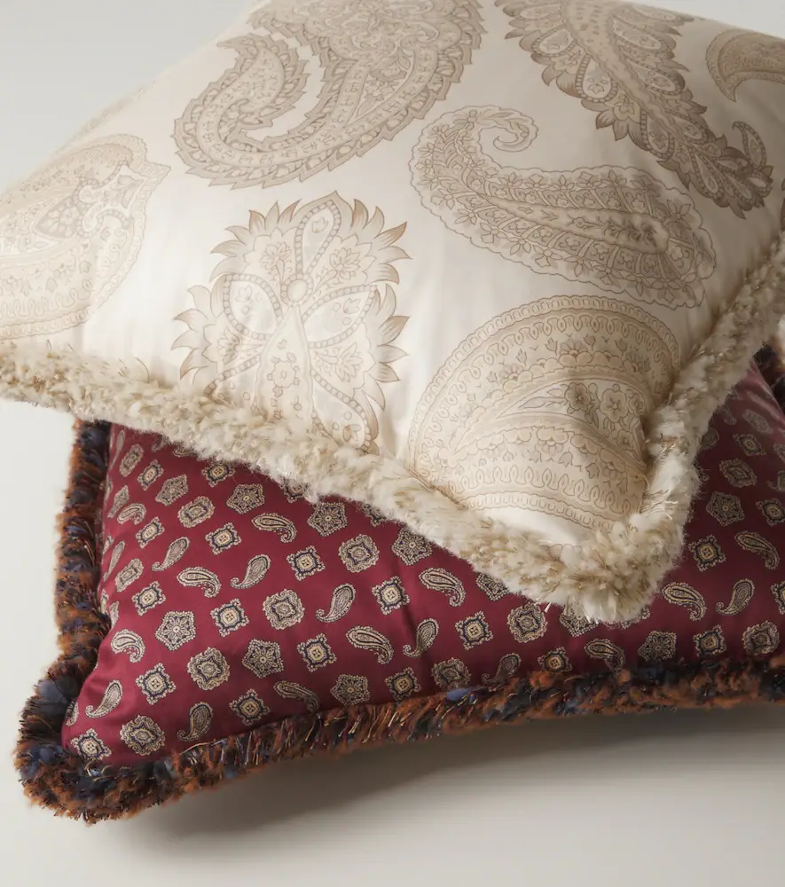 Etro Paisley cotton cushion | Thumbnail 2 Etro Paisley cotton cushion | Thumbnail 2