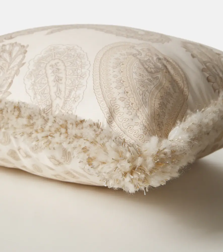 Etro Paisley cotton cushion | Thumbnail 4 Etro Paisley cotton cushion | Thumbnail 4