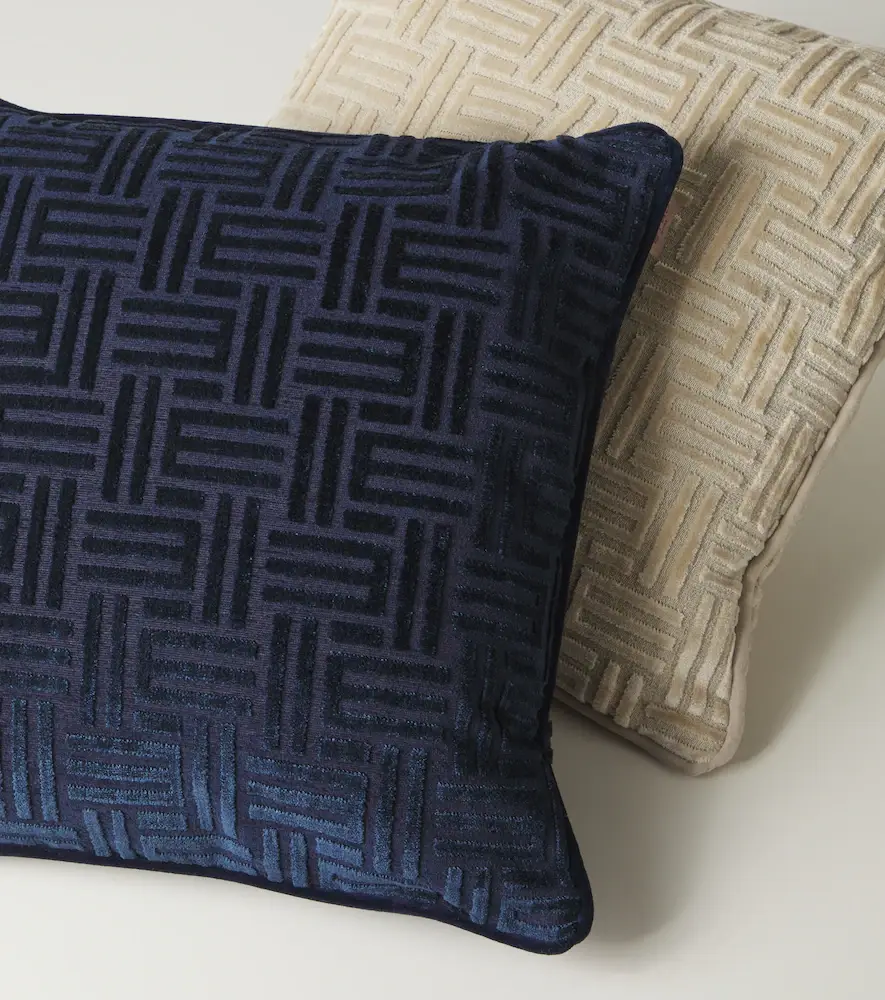 Etro Flag monogram corduroy cushion | Thumbnail 3 Etro Flag monogram corduroy cushion | Thumbnail 3