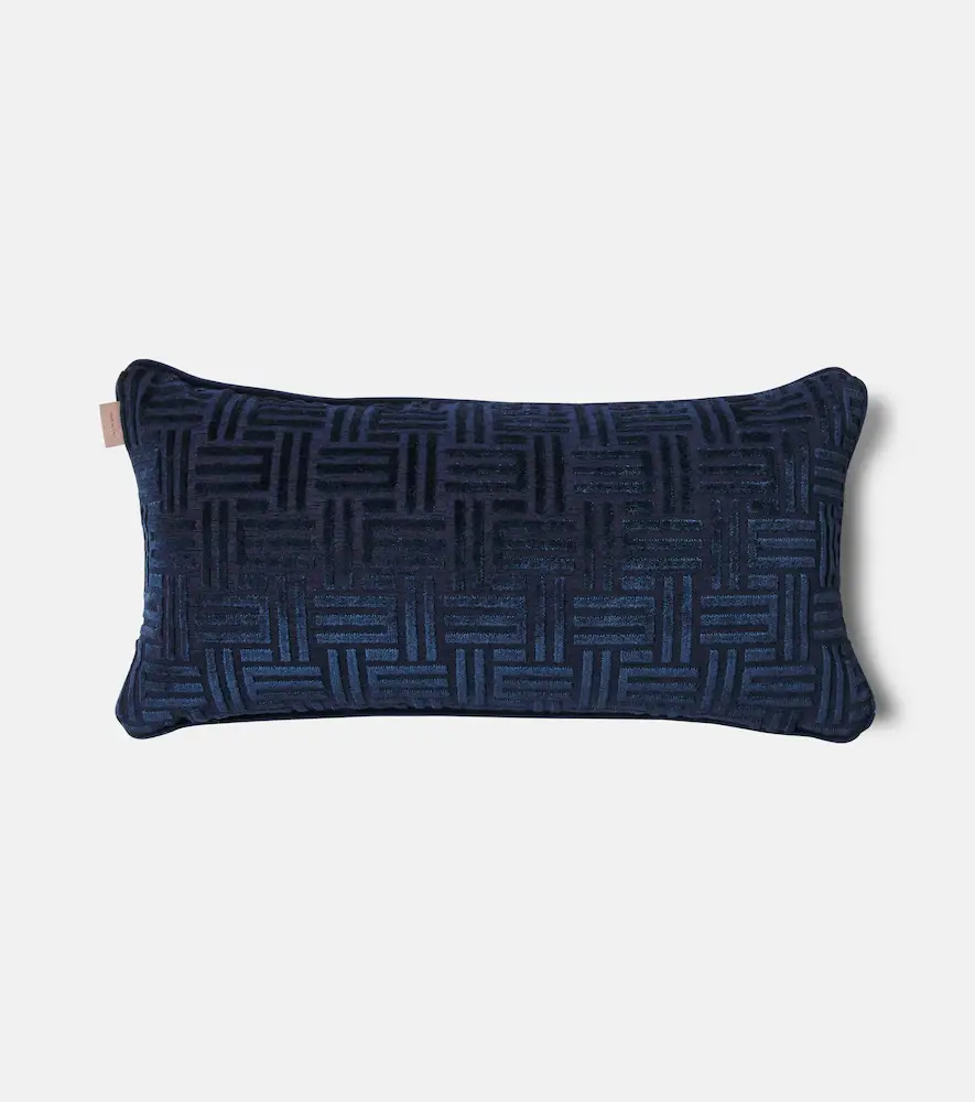 Etro Flag monogram corduroy cushion | Thumbnail 3 Etro Flag monogram corduroy cushion | Thumbnail 3