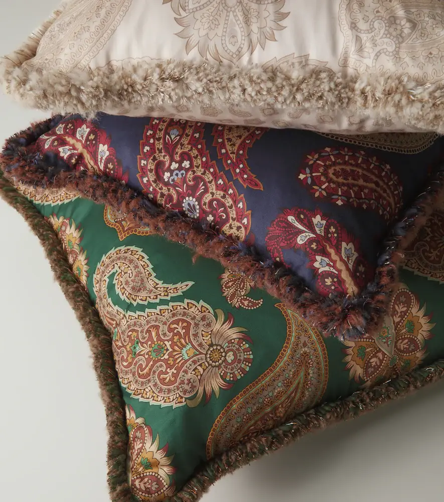 Etro Paisley cotton cushion | Thumbnail 2 Etro Paisley cotton cushion | Thumbnail 2