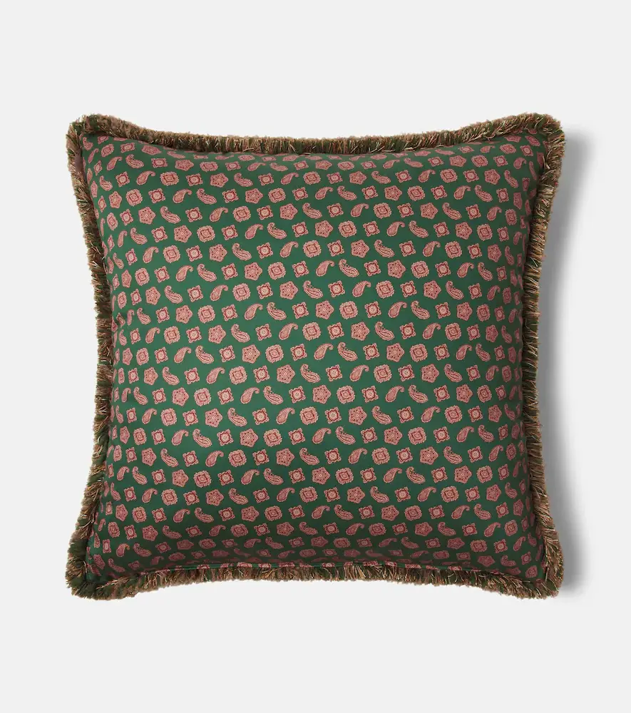 Etro Paisley cotton cushion | Thumbnail 3 Etro Paisley cotton cushion | Thumbnail 3