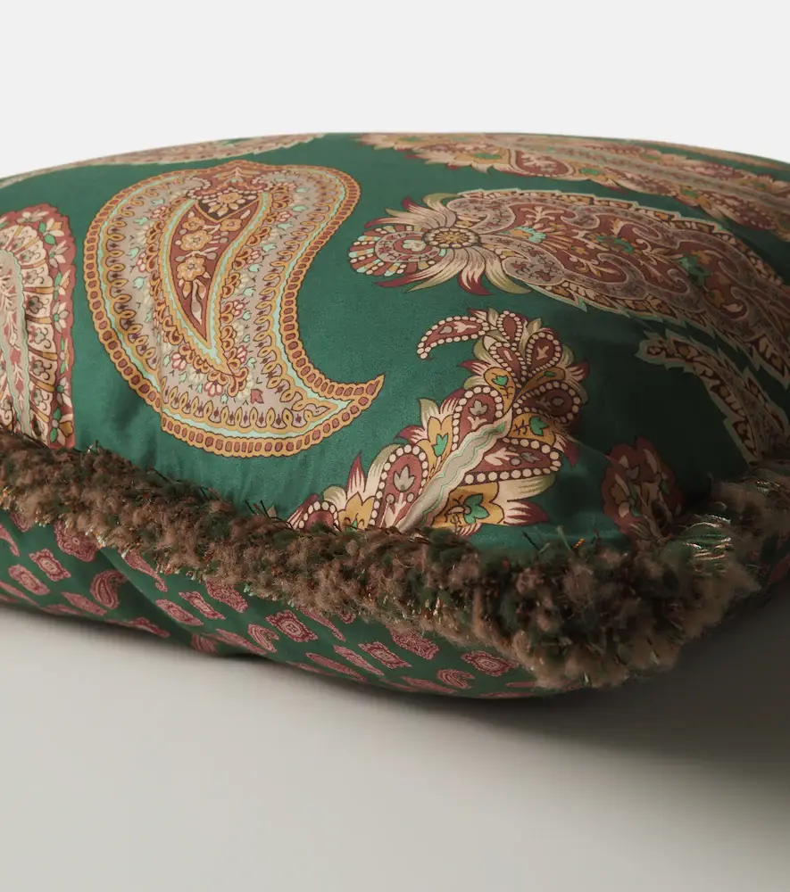 Etro Paisley cotton cushion | Thumbnail 4 Etro Paisley cotton cushion | Thumbnail 4
