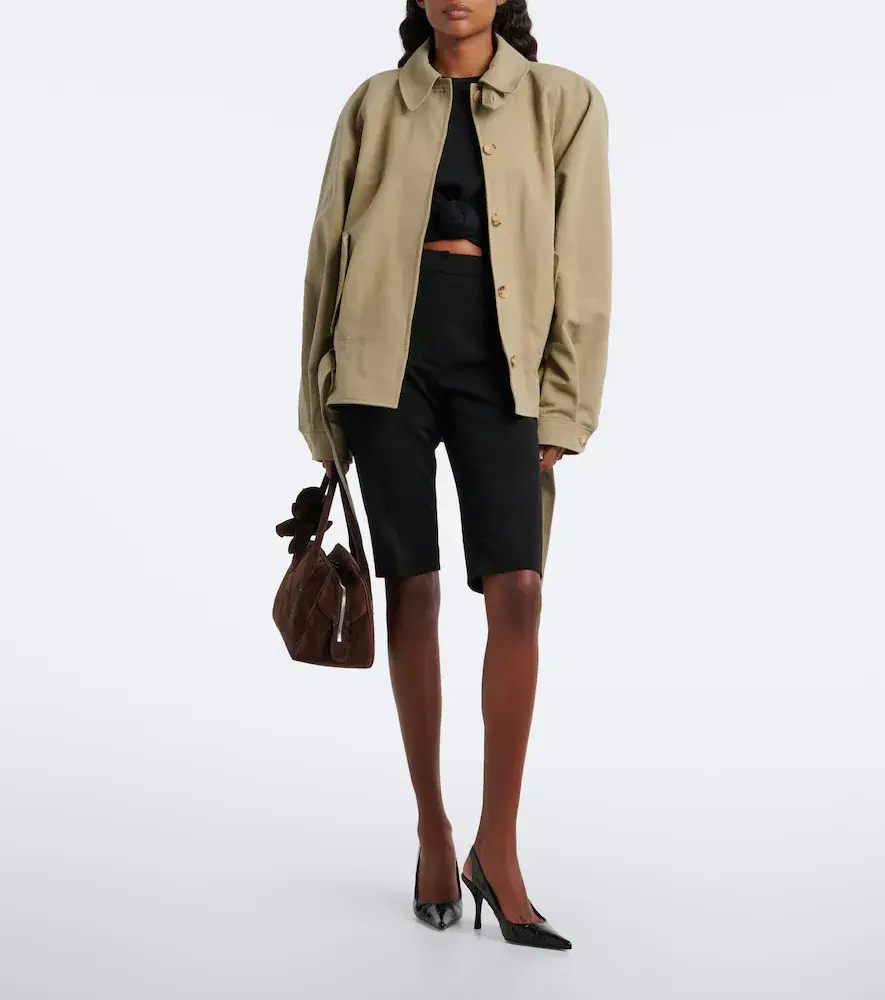Magda Butrym Belted cotton jacket | Thumbnail 4 Magda Butrym Belted cotton jacket | Thumbnail 4