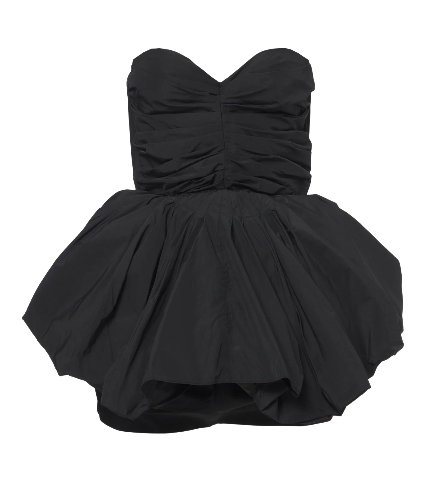 Draped wool bustier dress Draped wool bustier dress