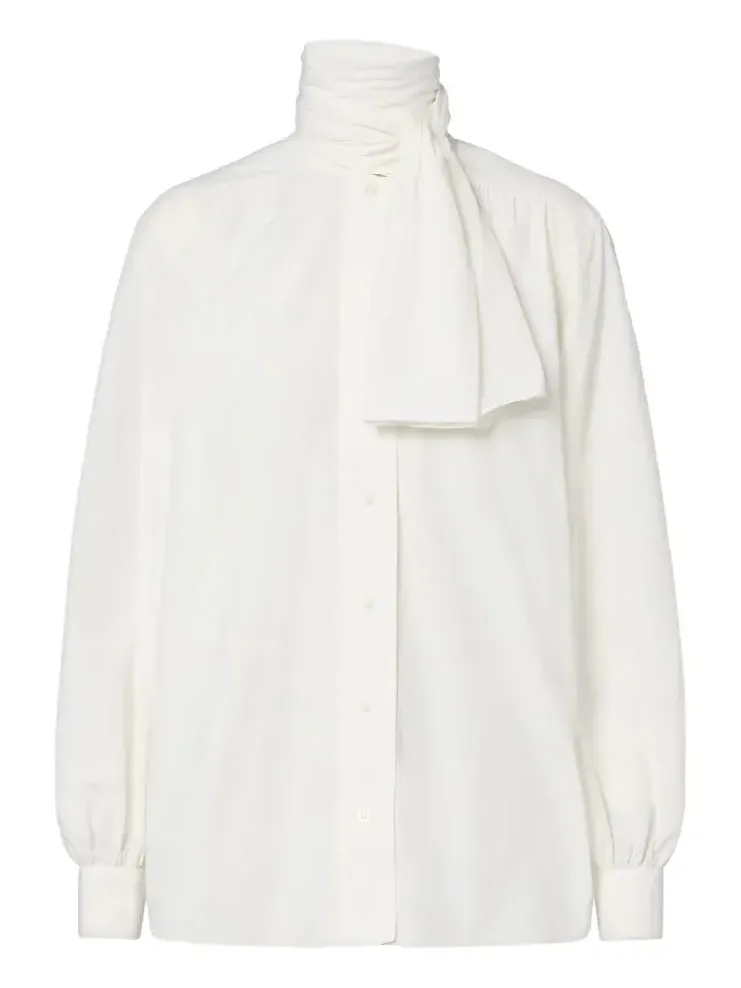 Scarf-detail blouse Scarf-detail blouse