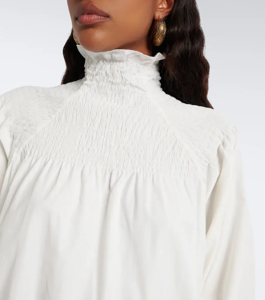 Ralph Lauren Collection Shirred high-neck blouse | Thumbnail 2 Ralph Lauren Collection Shirred high-neck blouse | Thumbnail 2
