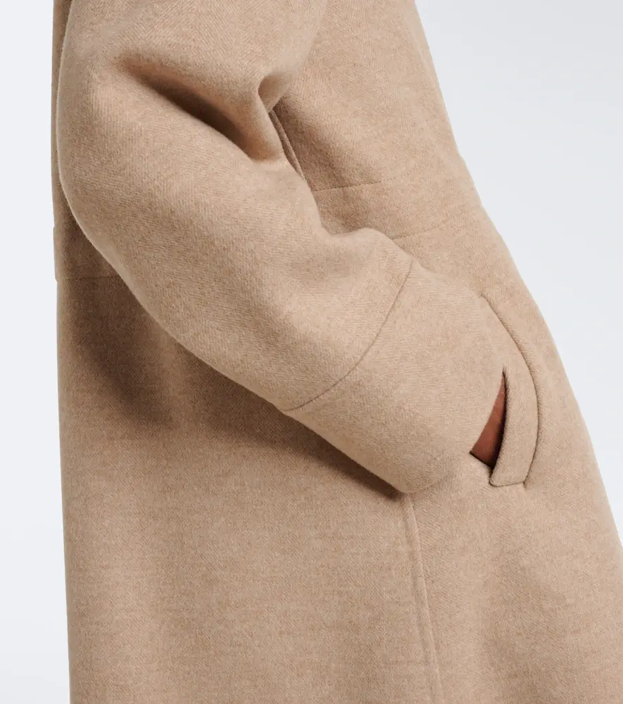 ELEVENTY Hooded wool and cashmere coat | Thumbnail 4