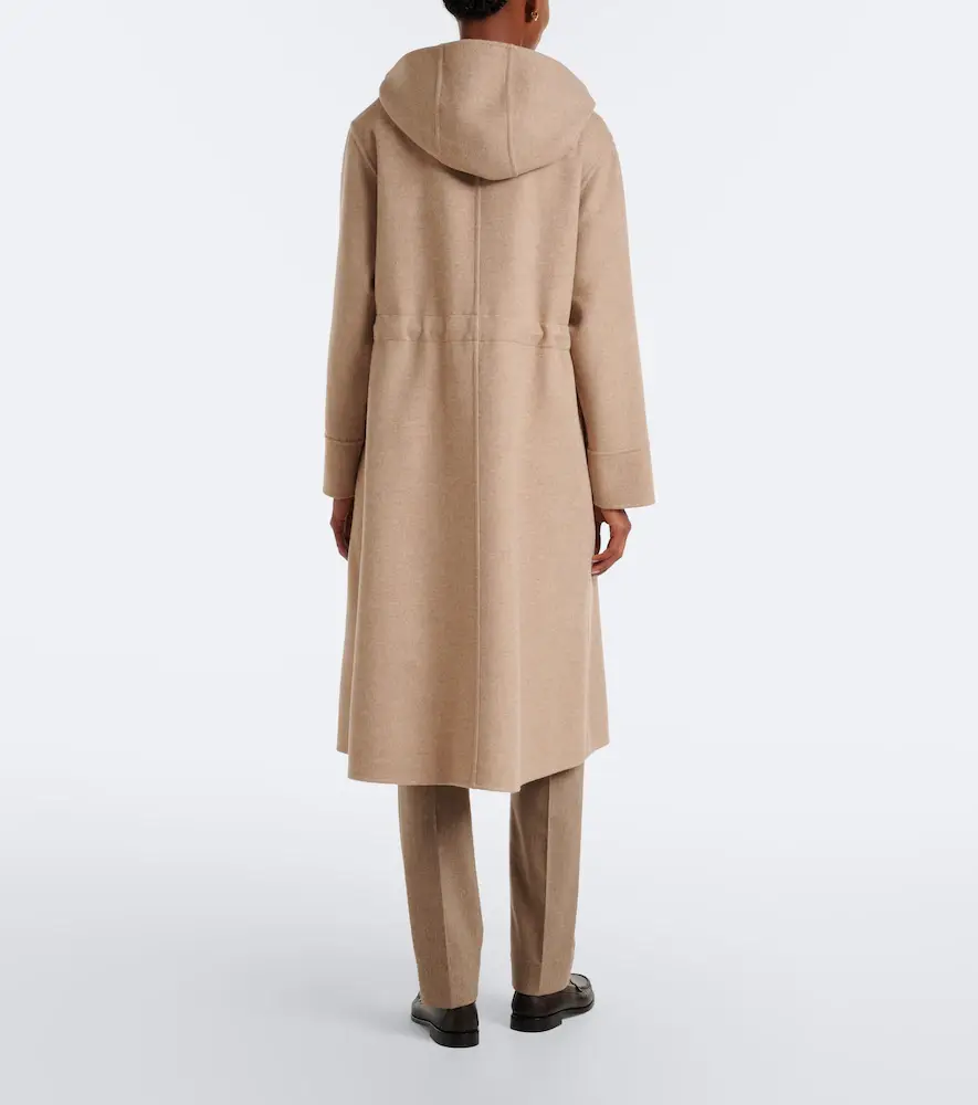 ELEVENTY Hooded wool and cashmere coat | Thumbnail 7