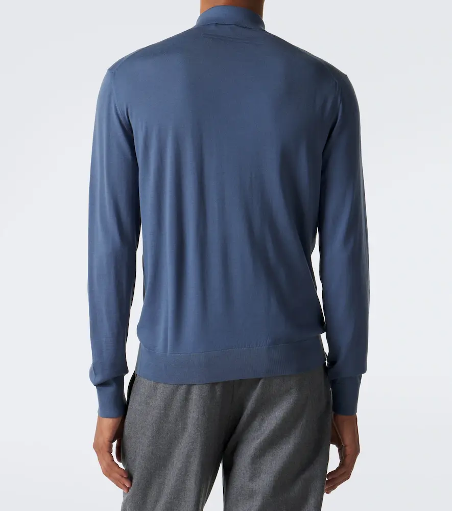 Zegna Wool polo sweater | Thumbnail 2
