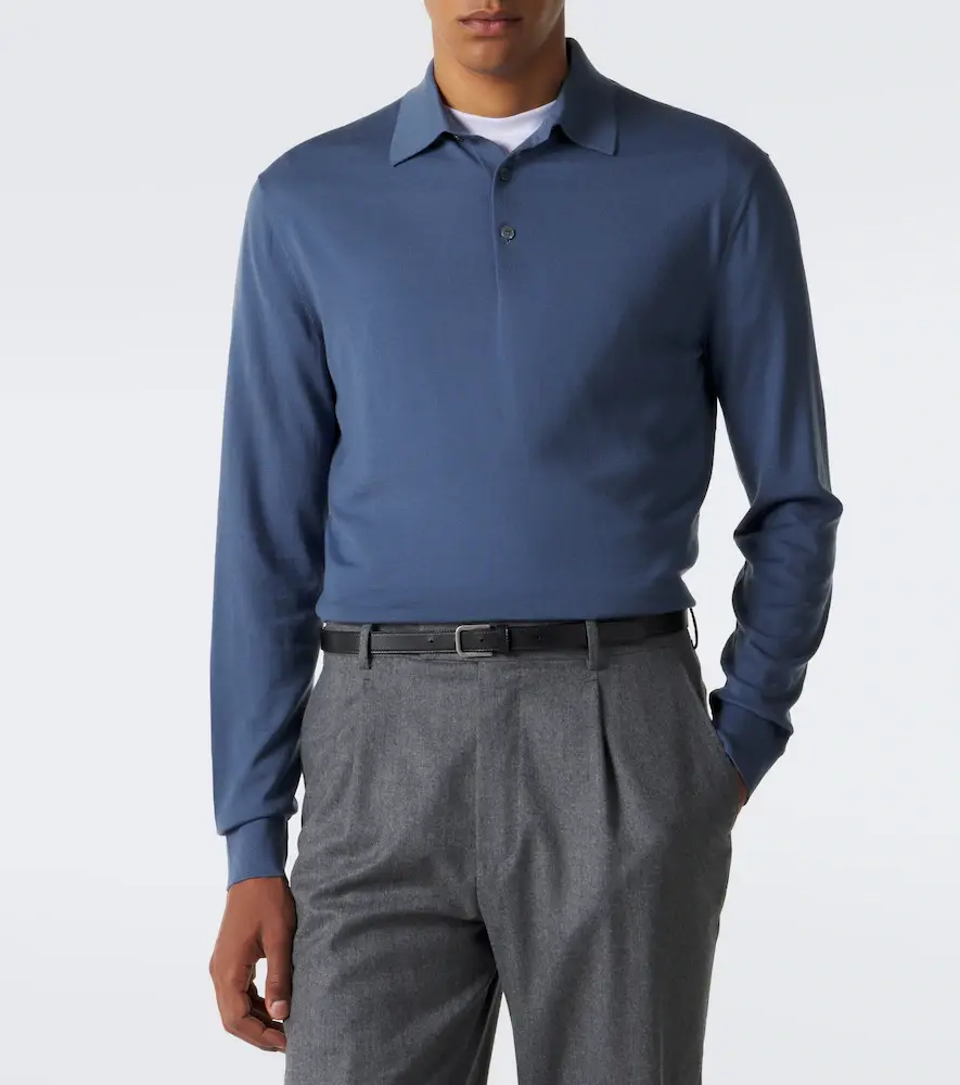 Zegna Wool polo sweater | Thumbnail 6