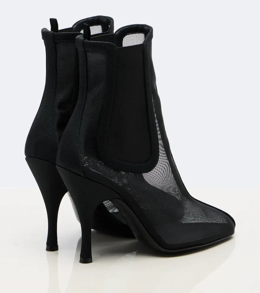 Alaïa Alaïa Mesh ankle boots | Thumbnail 3