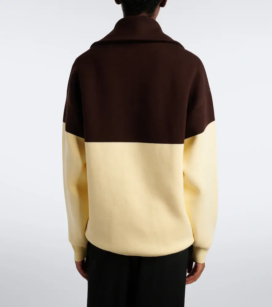 Loewe Anagram cotton-blend half-zip sweater | Thumbnail 3 Loewe Anagram cotton-blend half-zip sweater | Thumbnail 3