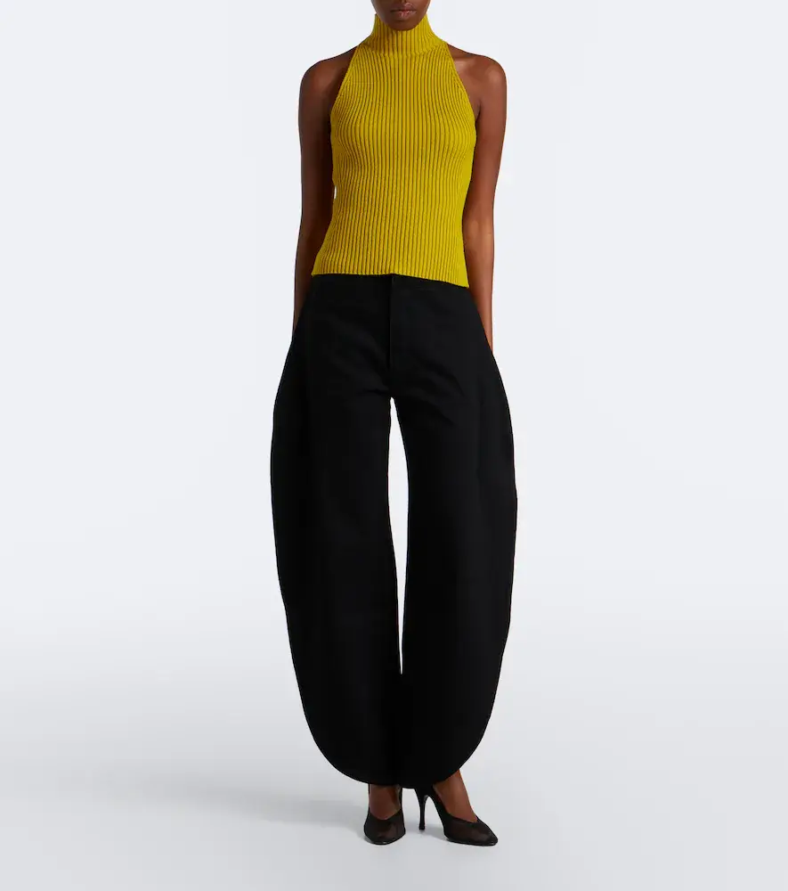 Alaïa Alaïa Ribbed-knit halterneck wool-blend top | Thumbnail 4 Alaïa Alaïa Ribbed-knit halterneck wool-blend top | Thumbnail 4