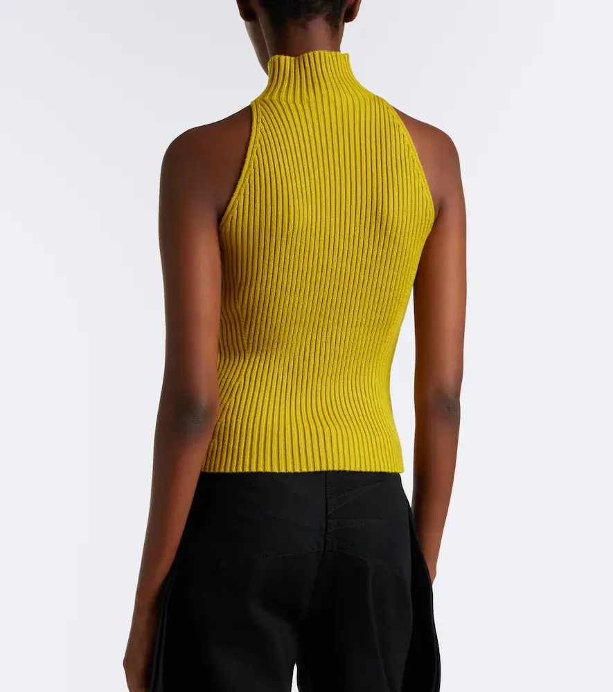 Alaïa Alaïa Ribbed-knit halterneck wool-blend top | Thumbnail 6 Alaïa Alaïa Ribbed-knit halterneck wool-blend top | Thumbnail 6