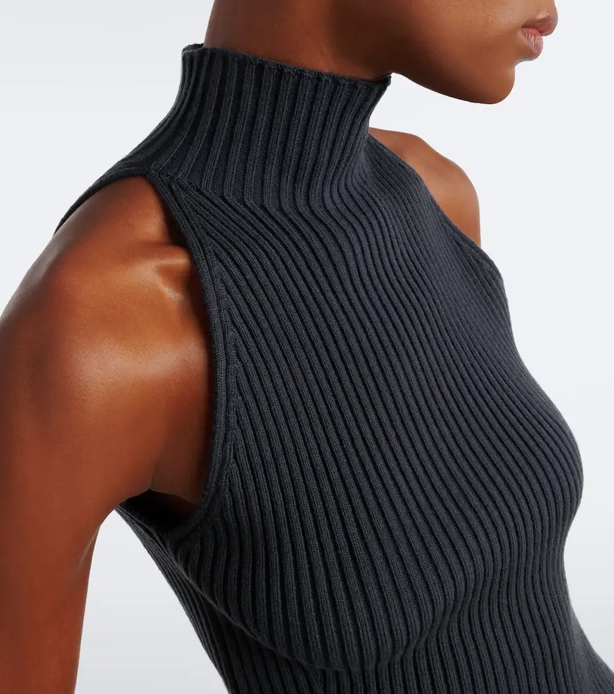 Alaïa Alaïa Ribbed-knit wool-blend turtleneck top | Thumbnail 4 Alaïa Alaïa Ribbed-knit wool-blend turtleneck top | Thumbnail 4