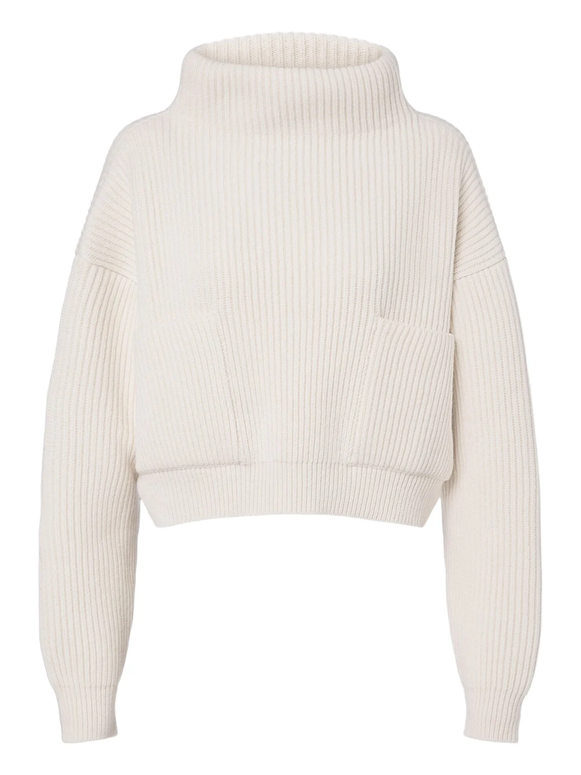 Alaïa Ribbed-knit wool and cashmere sweater